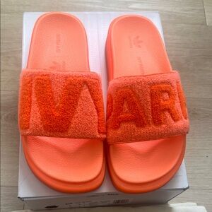 Adidas Bold Orange Slides